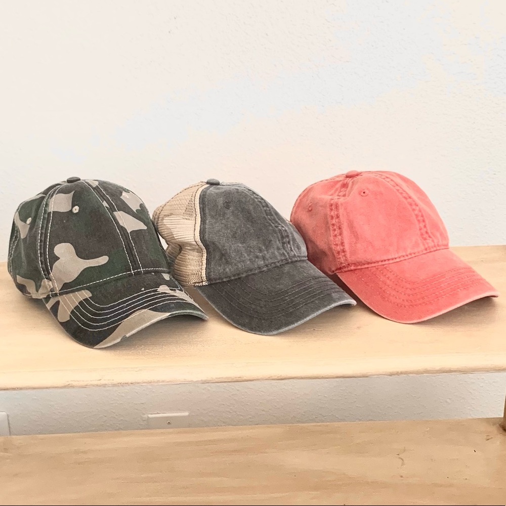 SET OF 3 Hats 🧢 ✨
